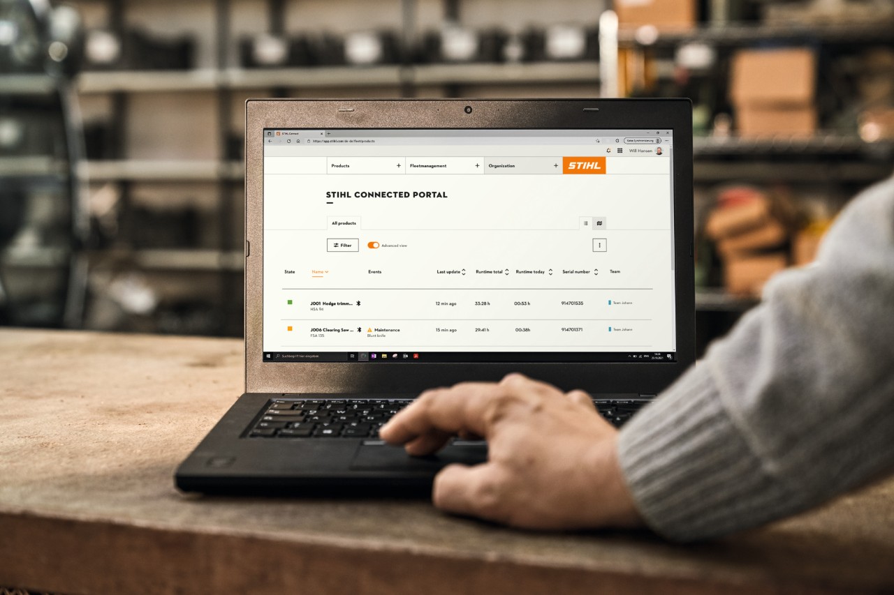 Portal STIHL connected